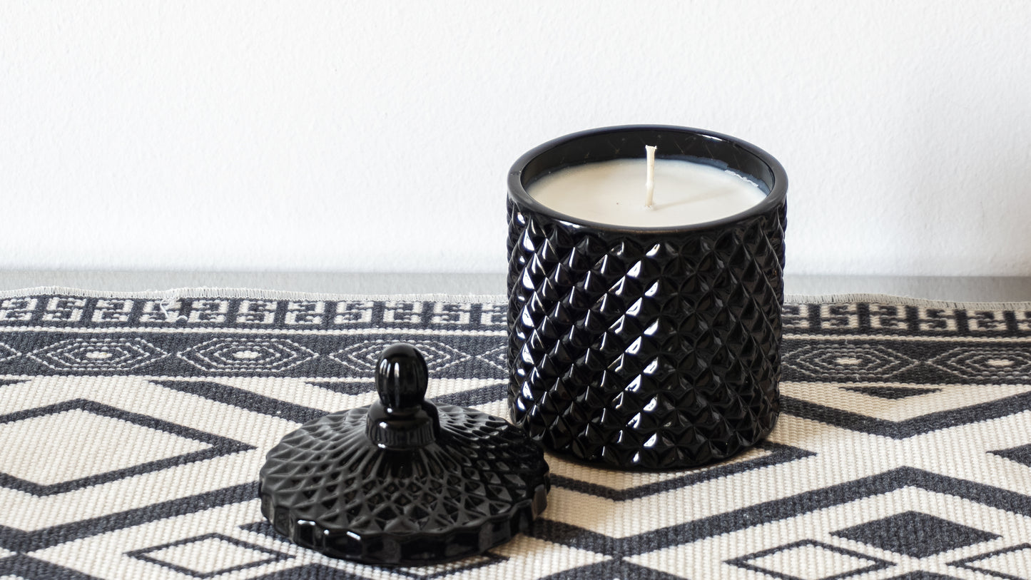 Candela di lusso in pelle Ombre