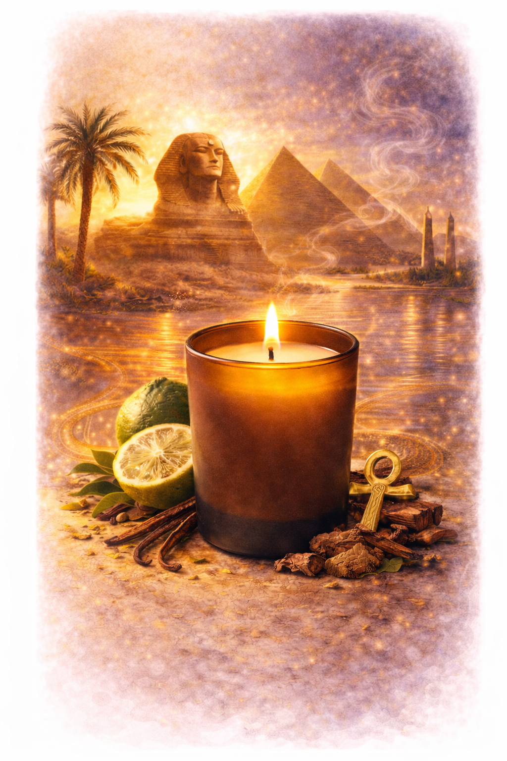 Egypt - Oud & Bergamot Scented Candle 300ml