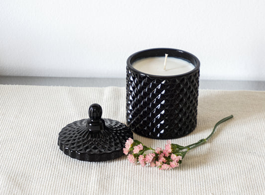 Candela di lusso in pelle Ombre