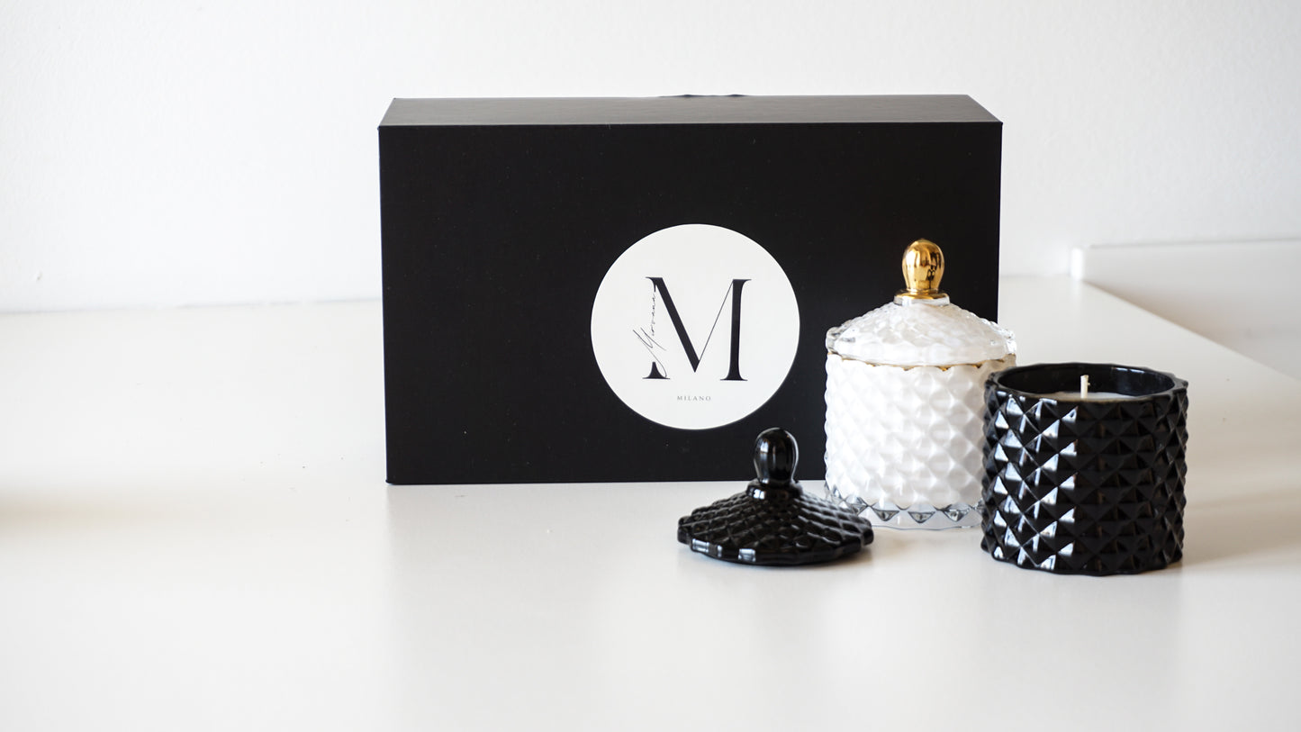 Him & Her Candle Gift Set - 2 Luxury Candles